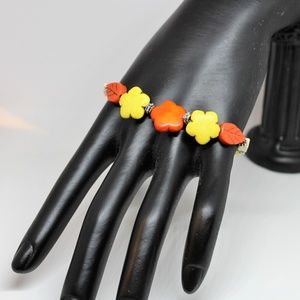 Plus size, turquoise colorful bracelet